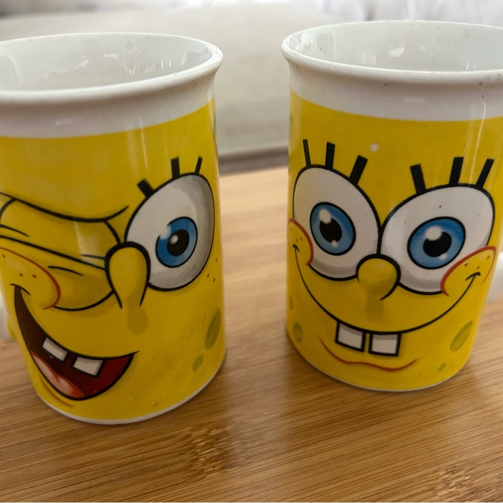 Vintage SpongeBob Coffee Cups